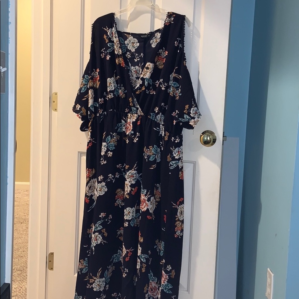 Long floral dress